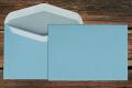 [10022] Kuvertierhüllen C6 114x162 mm Nassklebend Blau 80 g/qm 